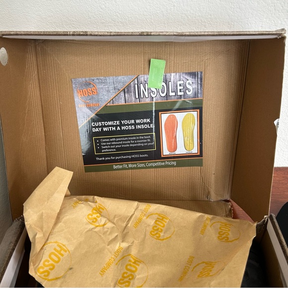 HOSS NWT Tikaboo UL Safety Work Boot 11.5 Black Waterproof Composite Toe ASTM - Picture 10 of 11